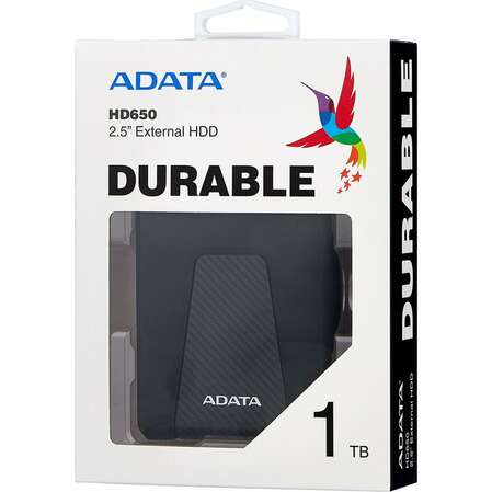 Внешний жесткий диск 2.5" 4Tb A-Data (AHD650-4TU31-CBK) USB 3.1 HD650 Черный