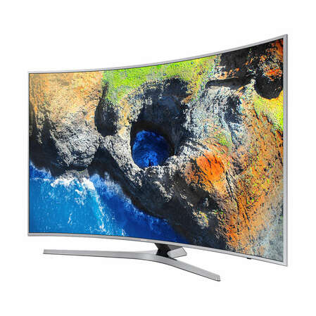 Телевизор 55" Samsung UE55MU6500UX (4K UHD 3840x2160, Smart TV, изогнутый экран, USB, HDMI, Bluetooth, Wi-Fi) серый
