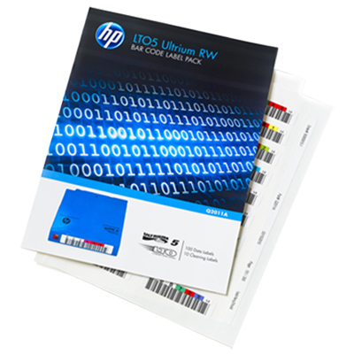 Картридж HP Ultrium5 3TB bar code label pack (100 data + 10 cleaning) Q2011A
