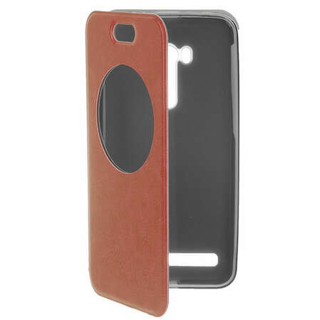 Чехол для Asus ZenFone Selfie ZD551KL skinBOX Lux коричневый
