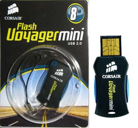 USB Flash накопитель 8GB Corsair Voyager Mini (CMFUSBMini-8GB) USB 2.0 Черный