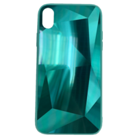 Чехол для Apple iPhone Xr Brosco Diamond, накладка, зеленый