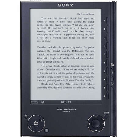 Электронная книга Sony PRS-505, dark blue, Русифицированная