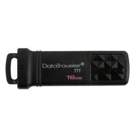 USB Flash накопитель 16GB Kingston DataTraveler 111 (DT111/16GB) USB 3.0 Черный 