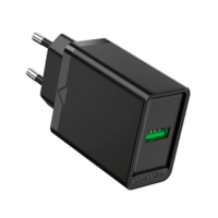 Сетевое зарядное устройство Vention FABB0-EU  USB2.0 QC 3.0 черное