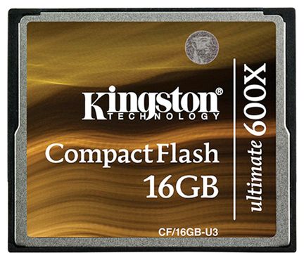 16Gb Compact Flash Kingston Ultimate 3 600x (CF/16GB-U3)