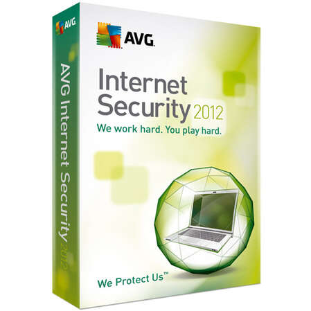 Антивирус AVG Internet Security 2012 (3ПК на 1 год)