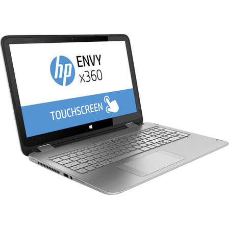 Ноутбук HP Envy 15-u050sr x360 G7W63EA Core i5 4210U/8Gb/1Tb/15.6" Touch/Cam/Win8.1 Silver