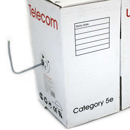 Кабель UTP RJ-45 Telecom 5e категория 305м. (4X2X0.48MM)
