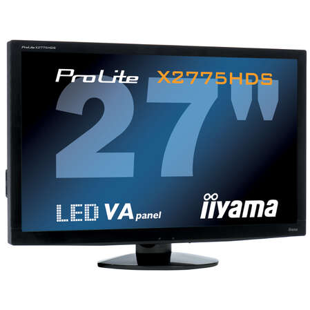 Монитор 27" Iiyama ProLite X2775HDS-B1 VA LED 1920x1080 8ms VGA DVI HDMI USB