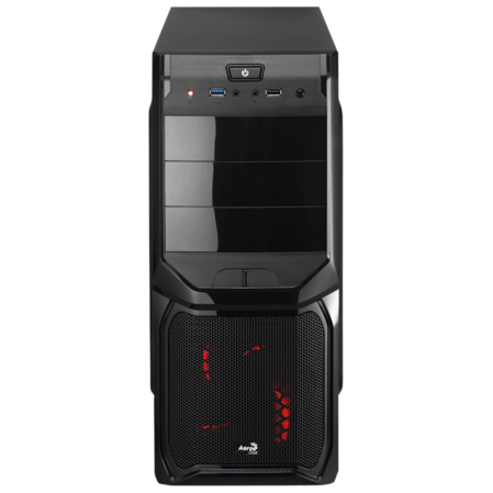 Корпус ATX Miditower AeroCool V3X Advance Black Edition Black