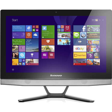 Моноблок Lenovo IdeaCentre B5035 A10-6700/8G/2Tb/R7 A260-2Gb/WF/BT/Cam/Win8.1 моноблок Keyboard&Mouse 23.8" silver