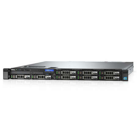 Сервер Dell PowerEdge R430 8Bx2.5" E5-2630v3 (2.4Ghz) 20M 8C 8GT/s, 16GB (1x16GB) DR 2133MHz, PERC H730 1GB, DVD+/-RW, 600GB 10K RPM SAS 12Gbps 2.5in" On-Boa