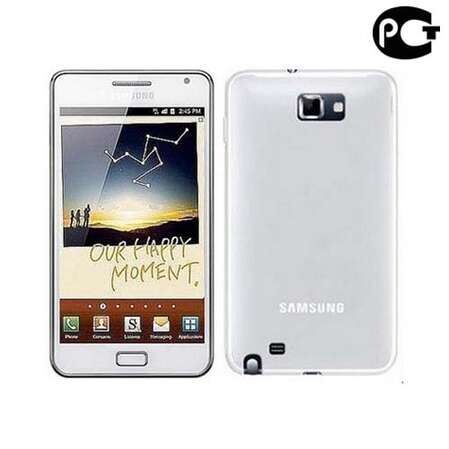 Смартфон Samsung N7000 Galaxy Note White без чехла