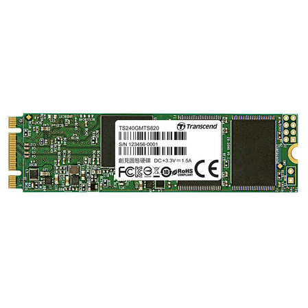 Внутренний SSD-накопитель 240Gb Transcend MTS820 TS240GMTS820 M.2 2280 SATA3
