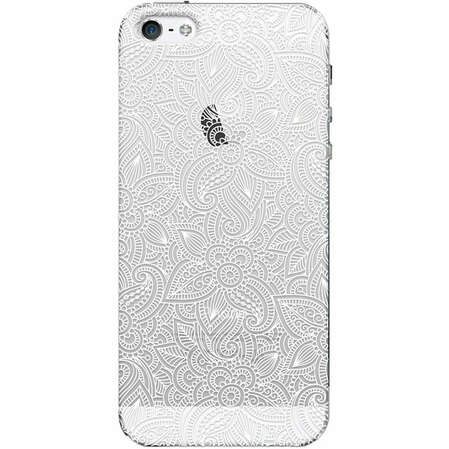 Чехол для iPhone 5 / iPhone 5S / iPhone SE Deppa Art Case, Boho/Кружево светлое