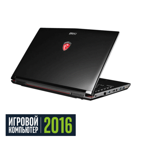 Ноутбук MSI GP62 6QF-465RU Core i7 6700HQ/16Gb/1Tb+128Gb SSD/NV GTX960M 2Gb/15.6" FullHD/DVD/Win10 Black