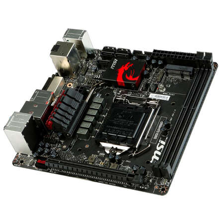 Материнская плата MSI B85I Gaming B85 Socket-1150 2xDDR3, 4xSATA3, 1xPCI-E16x, 4xUSB3.0, Glan Mini-ITX, Ret