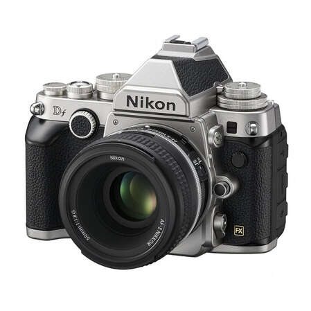 Зеркальная фотокамера Nikon Df Kit 50mm f/1.8 Silver