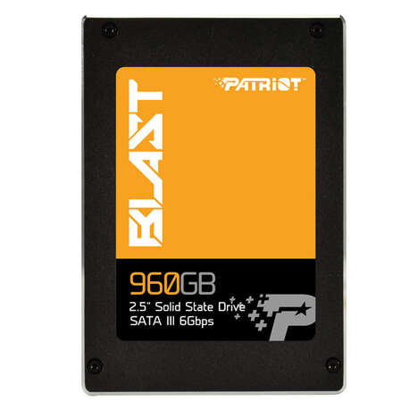 Внутренний SSD-накопитель 960Gb Patriot PBT960GS25SSDR SATA3 2.5" Blast