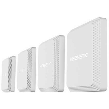 Точка доступа Keenetic Voyager Pro 4-Pack (KN-3510), Wi-Fi 6, AX1800, 1xGbLAN, 1xGbWAN PoE 