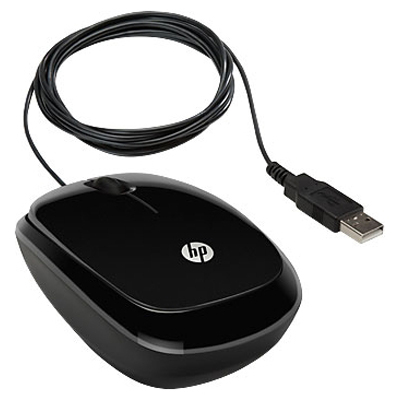 Мышь HP X1200 Sparkling USB Black H6E99AA