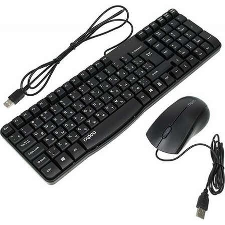 Клавиатура+мышь Rapoo N1850 Black USB