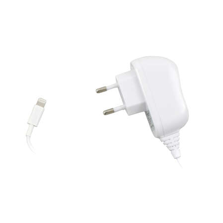 Сетевое зарядное устройство для iPhone 5/iPod Touch 5/iPod nano 7 Deppa 2.1A белый Lightning (23137)