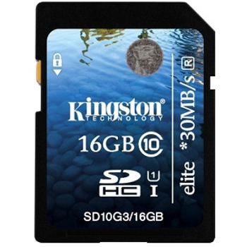 SecureDigital 16Gb Kingston Class10, UHS Class 1 (SD10G3/16GB)