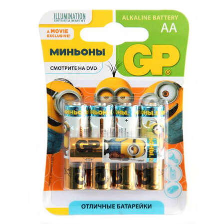 Батарейки GP 24A4/1MIN-2CR5 Alkaline AAA 5шт