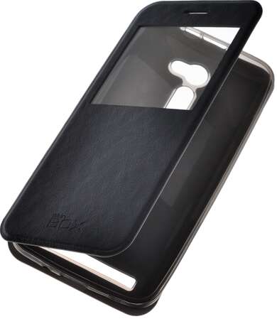 Чехол для Asus ZenFone 2 ZE500CL skinBOX Lux AW черный 