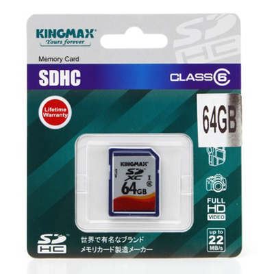 SecureDigital 64Gb Kingmax Class6 (KM64GSDXC6)