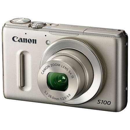 Компактная фотокамера Canon PowerShot S100 silver