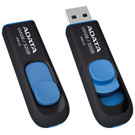 USB Flash накопитель 32GB A-Data UV128 (AUV128-32G-RBE) USB 3.0 Черный
