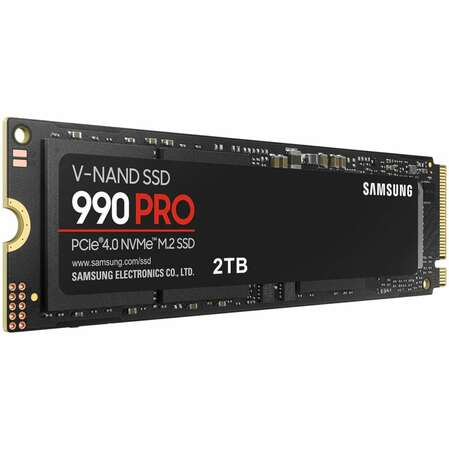 Внутренний SSD-накопитель 2000Gb Samsung 990 Pro (MZ-V9P2T0BW) M.2 2280 PCI-E 4.0 x4