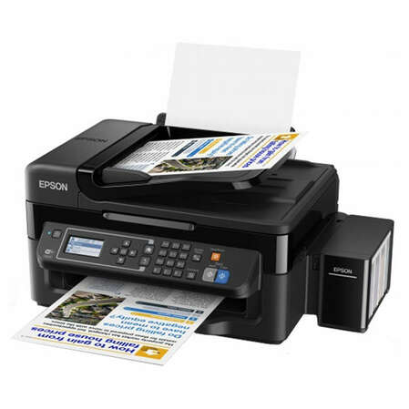 МФУ Epson L566 Фабрика печати цветное А4 38ppm с автоподатчиком и Wi-Fi