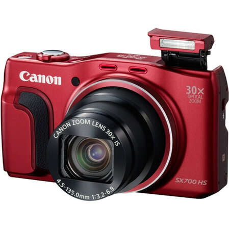 Компактная фотокамера Canon PowerShot SX700 HS Red 