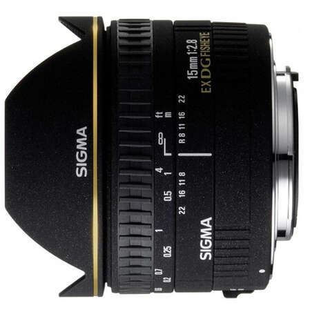 Объектив Sigma AF 15mm f/2.8 EX DG Diagonal Fisheye для Canon