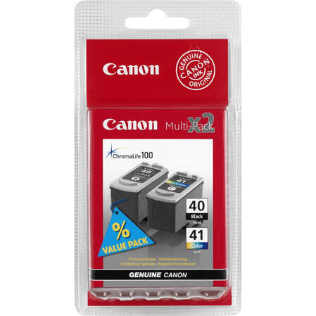 Набор картриджей Canon PG-40/CL-41 Multipack,  PG-40 и CL-41 в одной упаковке 