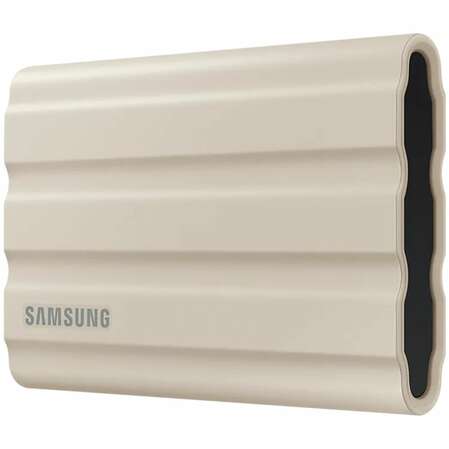 Внешний SSD-накопитель 2Tb Samsung T7 Shield MU-PE2T0K/WW (SSD) USB 3.2 Type C Бежевый