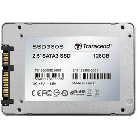 Внутренний SSD-накопитель 128Gb Transcend 360S TS128GSSD360S SATA3 2.5"
