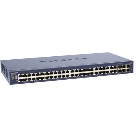 Коммутатор NETGEAR FS752TSEU управляемый 48 портов 10/100 Мбит/с 4 порта 10/100/1000 Мбит/с