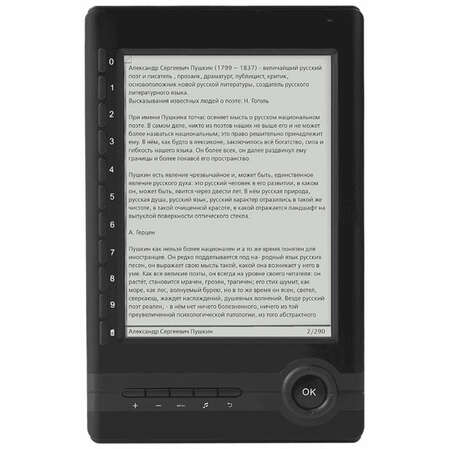 Электронная книга Ritmix RBK-500 черная