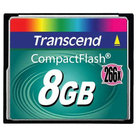 8Gb Compact Flash Transcend 266x (TS8GCF266)