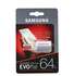 Карта памяти Micro SecureDigital 64Gb SDXC Samsung Evo Plus class10 UHS-I U3 (MB-MC64GARU) + адаптер SD