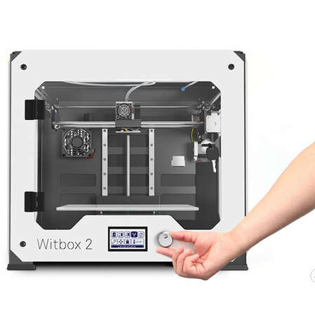 3D принтер BQ WitBox 2, PLA, FilaFlex, wood, bronze, copper, d=1,75 мм