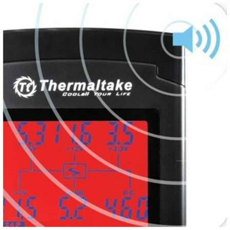 Тестер для блока питания Thermaltake DR.Power II AC0015  24pin, PCI-E, CPU, Molex, SATA black 