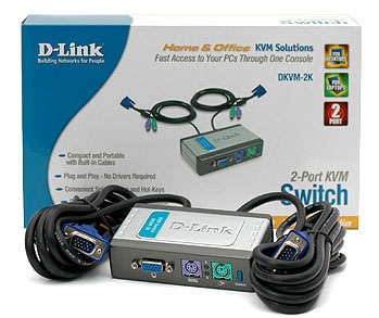 Переключатель D-Link DKVM-2K (2 порта)