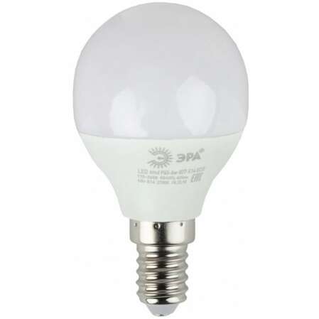 Светодиодная лампа ЭРА ECO LED P45-6W-840-E14 Б0019077