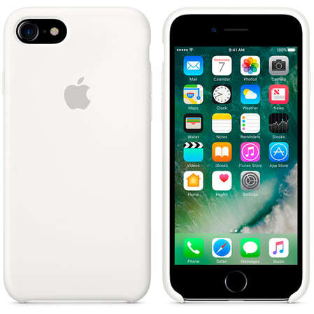 Чехол для Apple iPhone 7 Silicone Case White  